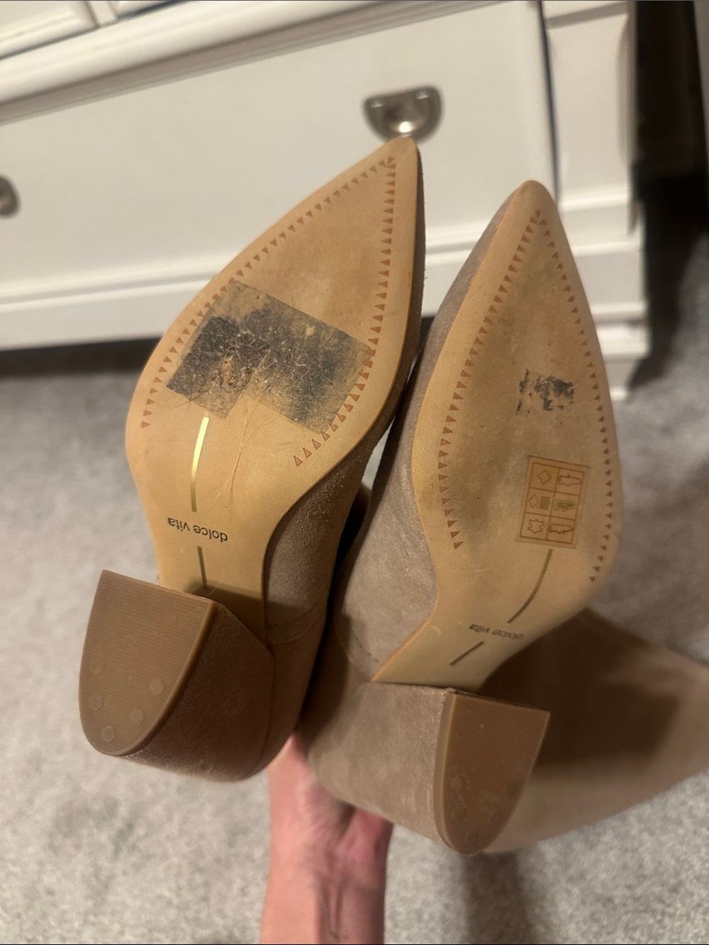 Dolce Vita Suede Block Heel Boots - Picture 4 of 6